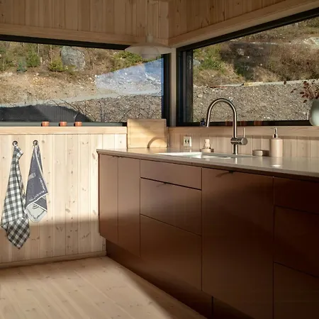 Designer By Nisser With View And Sauna Сasa de vacaciones Treungen