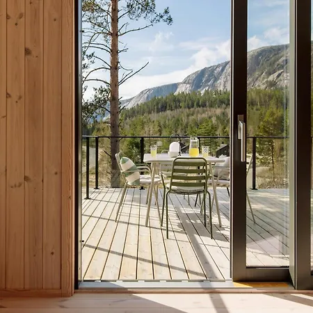 Designer By Nisser With View And Sauna Treungen
