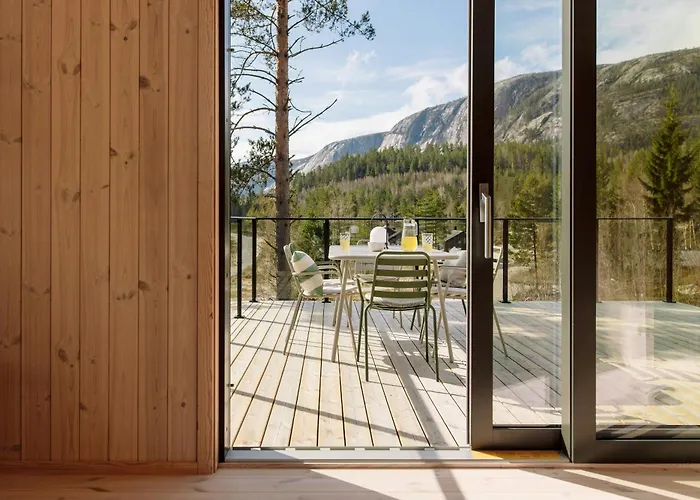 Designer By Nisser With View And Sauna Treungen