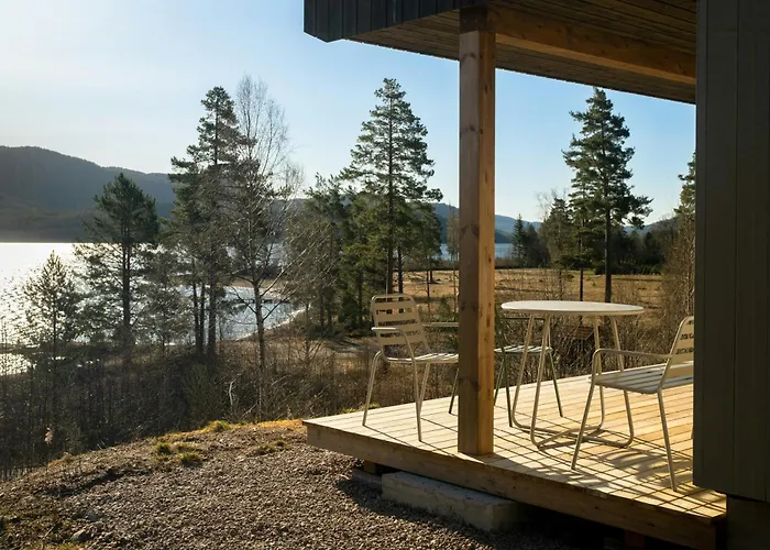 度假居 Designer By Nisser With View And Sauna Treungen